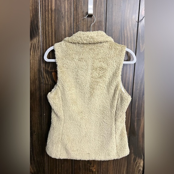 Patagonia Los Gatos Fleece Vest Tan Beige Full Zip Women's Sherpa Size:Small - Picture 7 of 8